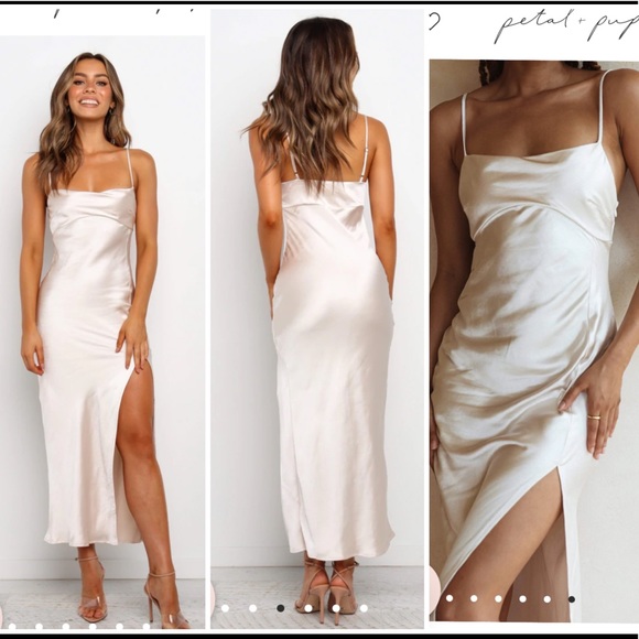 Petal Pup Cheya Dress Champagne 